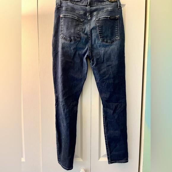 7 For All Mankind Distressed Ankle Skinny Jeans in B(Air) Authentic Mystic 28 - Picture 3 of 3